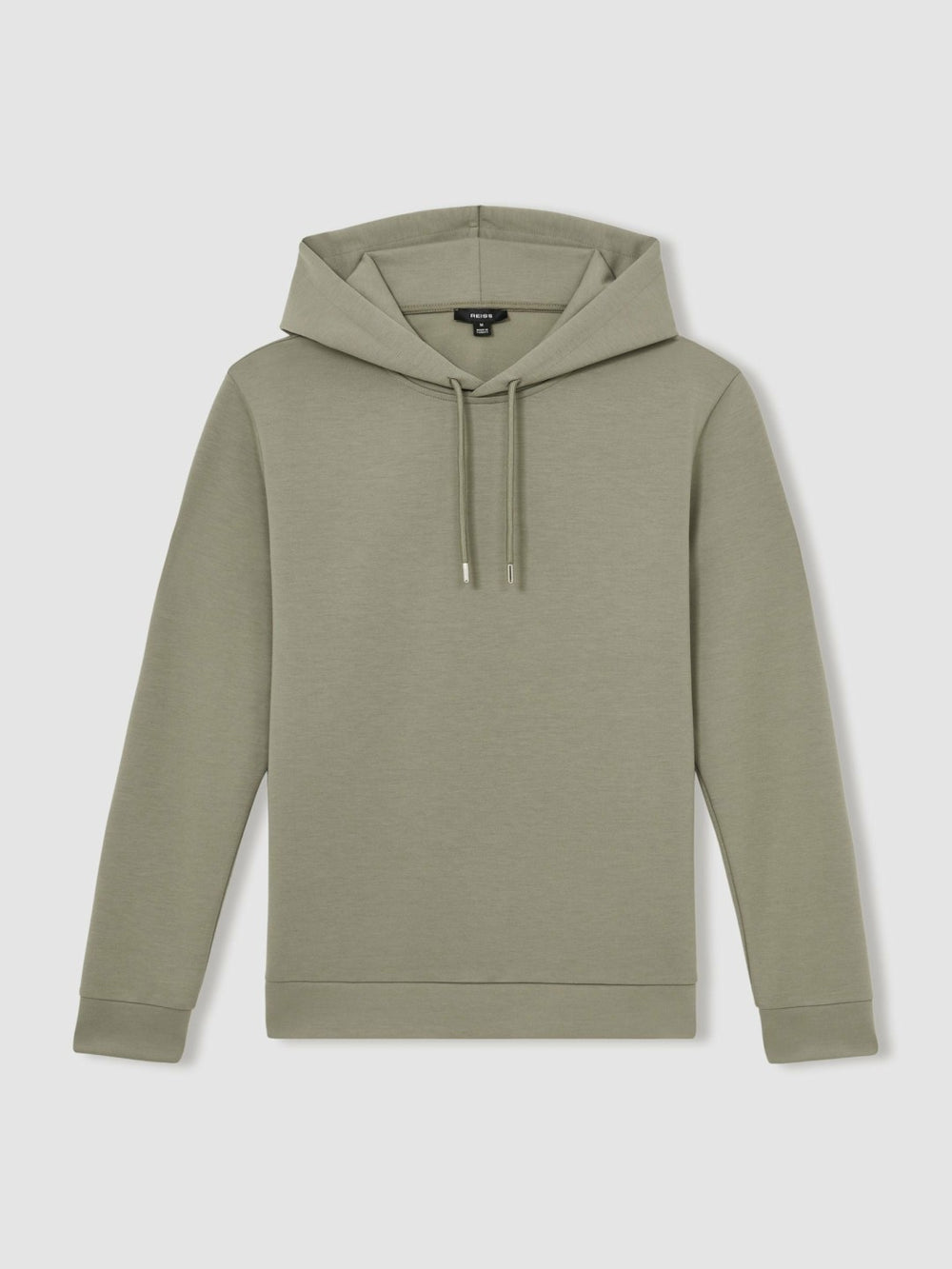 Interlock Jersey Drawstring Hoodie Sage | Men