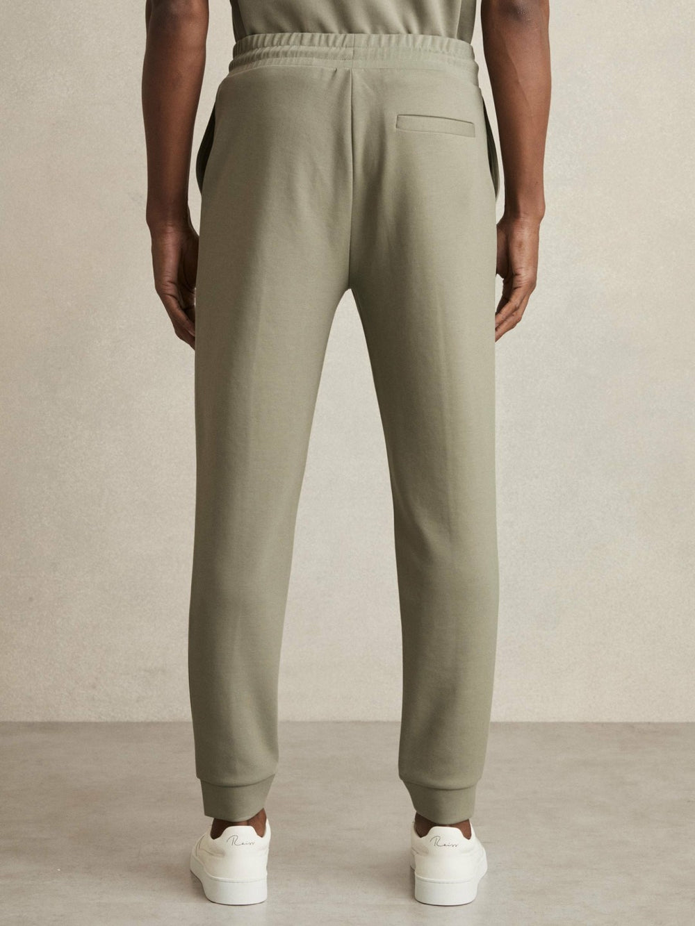 Drawstring Jersey Joggers Sage | Men