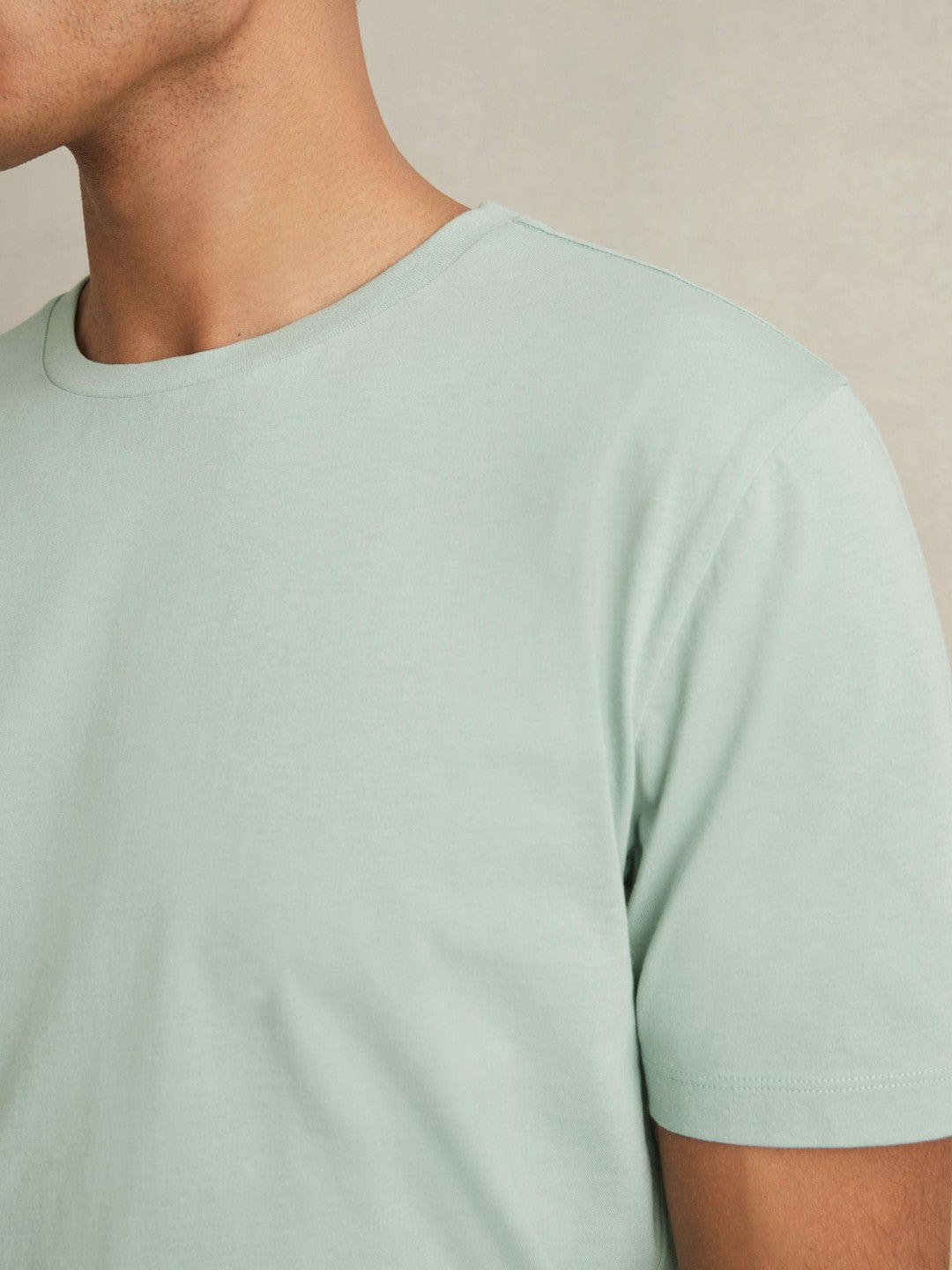 Cotton Crew Neck T-Shirt  | Men