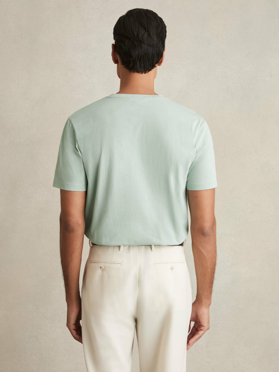 Cotton Crew Neck T-Shirt  | Men