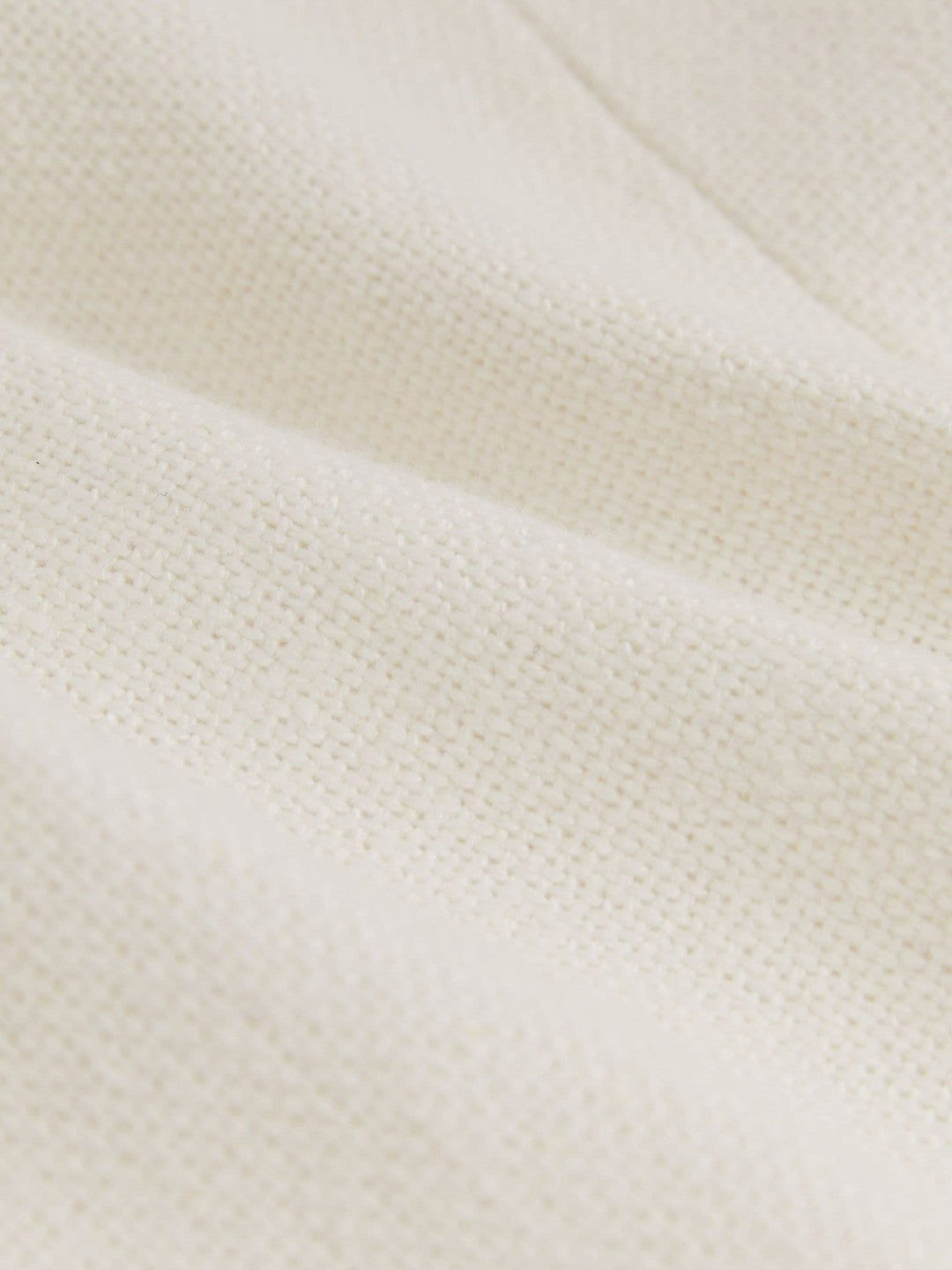 Petite Linen-Blend Double-Breasted Suit Jacket White | Women