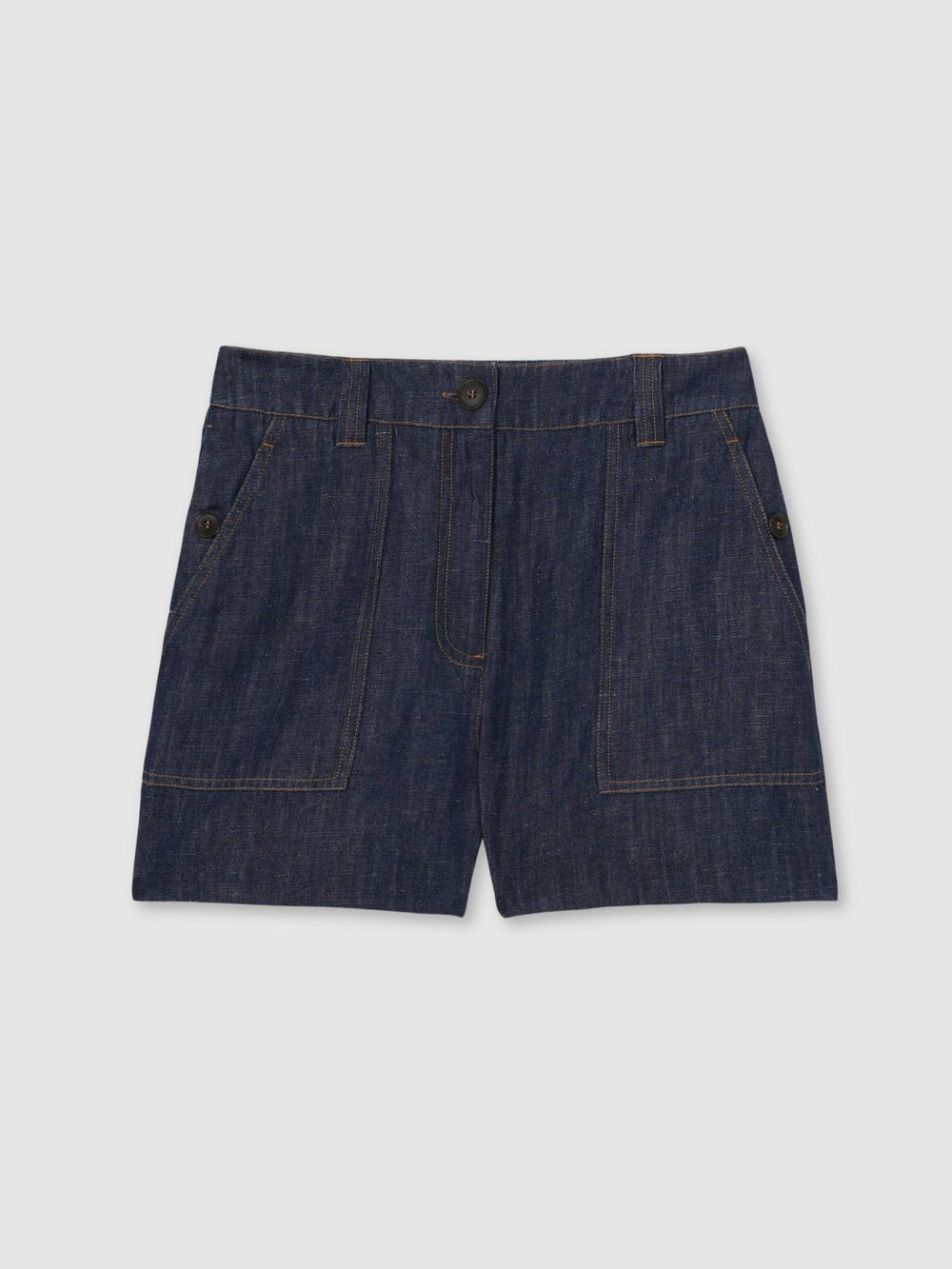 Linen Shorts Indigo | Women