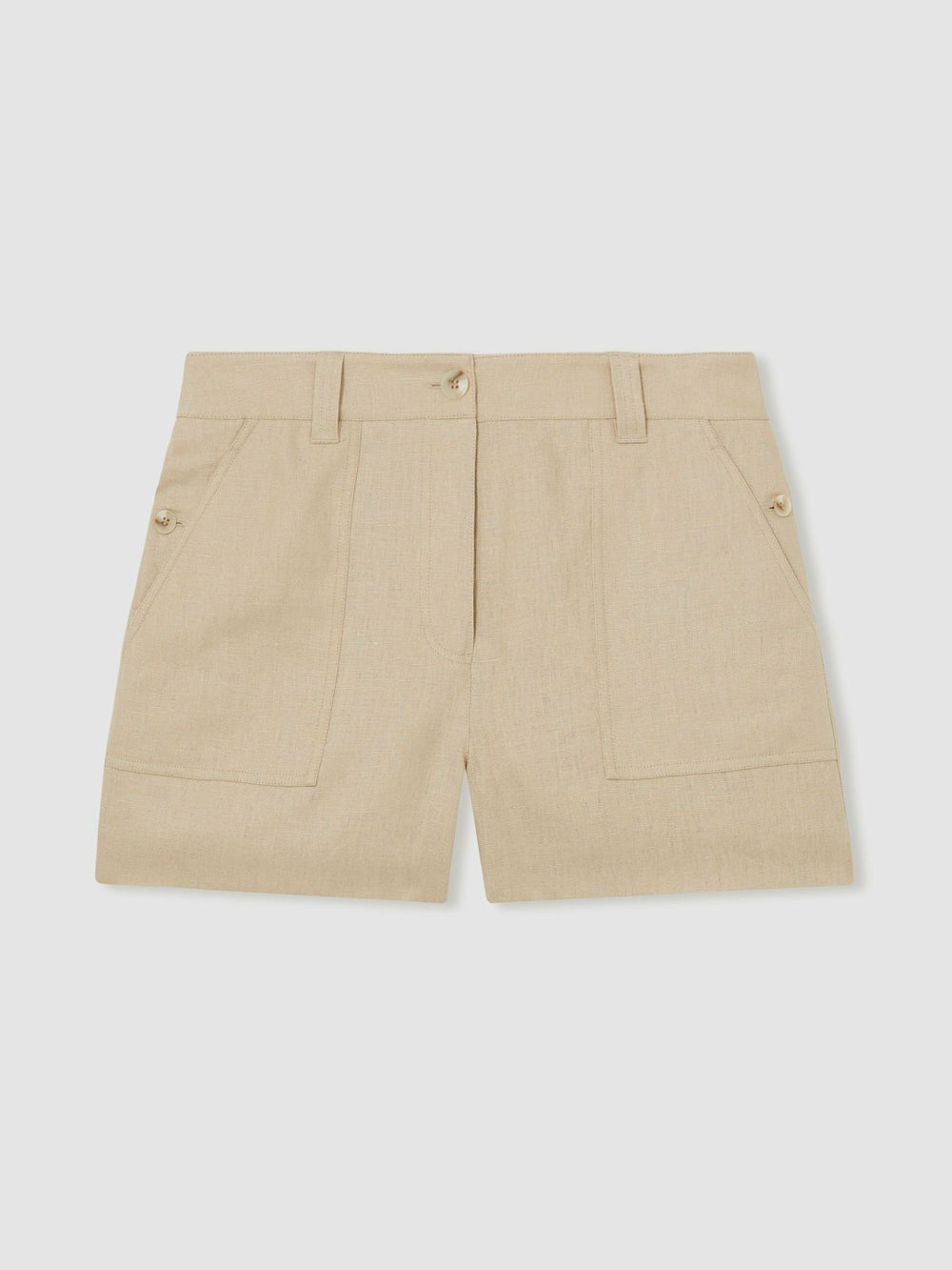 Linen Shorts Neutral | Women
