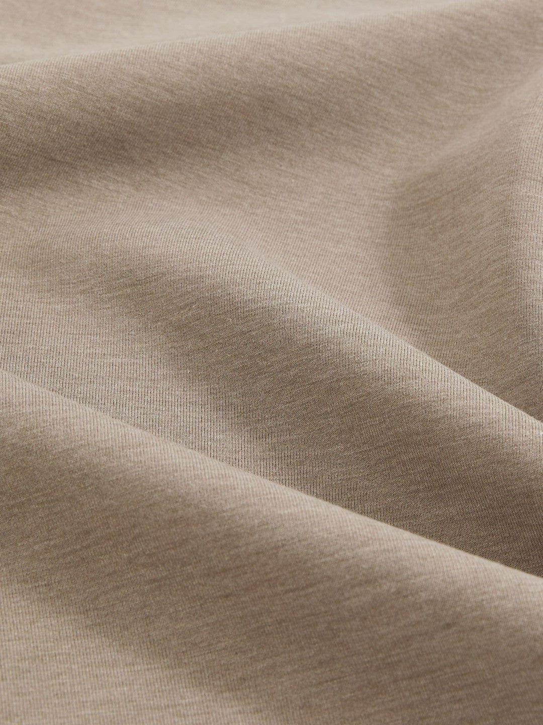 Interlock Jersey Crew Neck T-Shirt Taupe Brown | Men