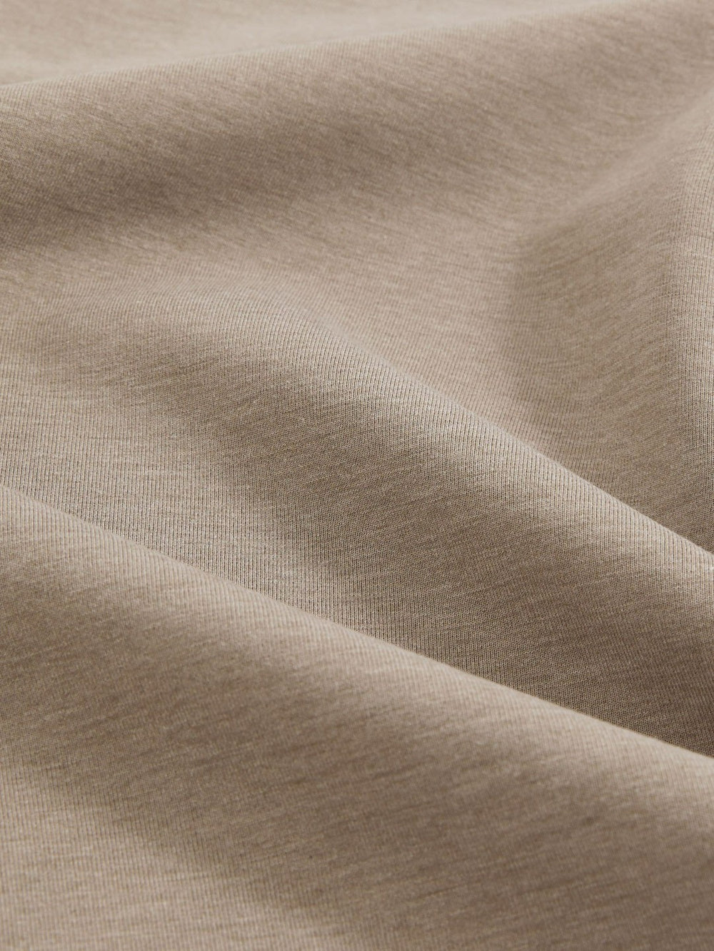 Interlock Jersey Crew Neck T-Shirt Taupe Brown | Men