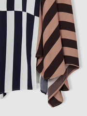 13-14 yrs Stripe-Print Handkerchief Dress Multi | Children & Baby
