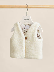 Lined Fleece Gilet Ivory | Children & Baby