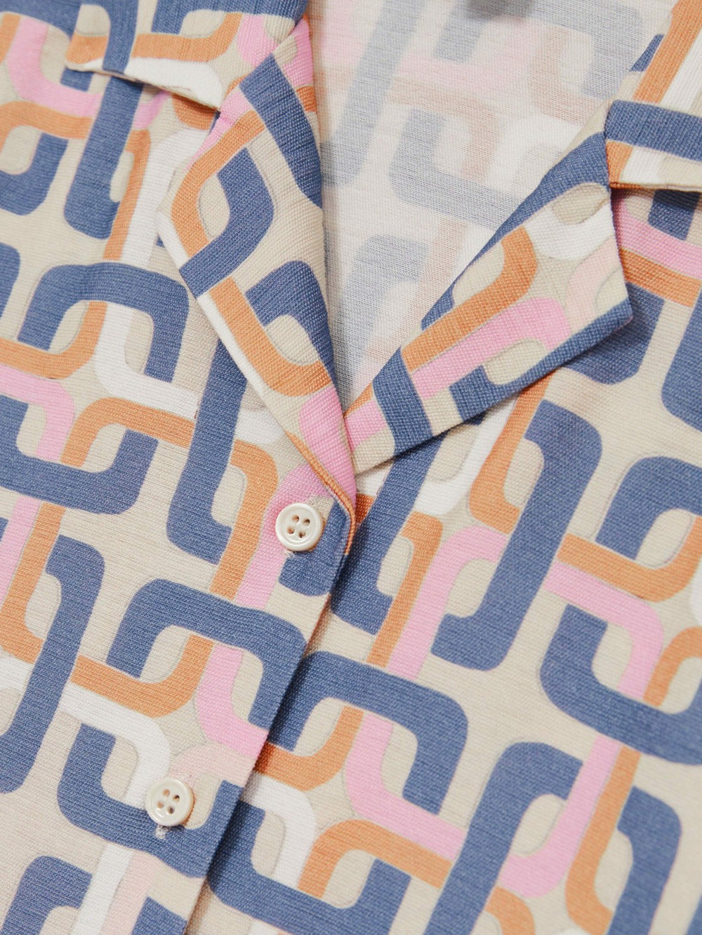 4-9 yrs Geometric Chain Print Shirt Multi | Children & Baby