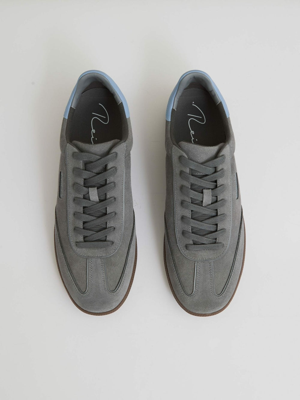 Suede Low-Top Trainers Dark Grey | Men