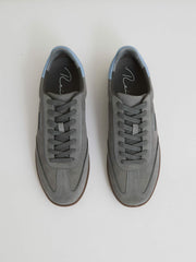 Suede Low-Top Trainers Dark Grey | Men