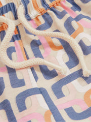 13-14 yrs Geometric Chain Print Shorts Multi | Children & Baby