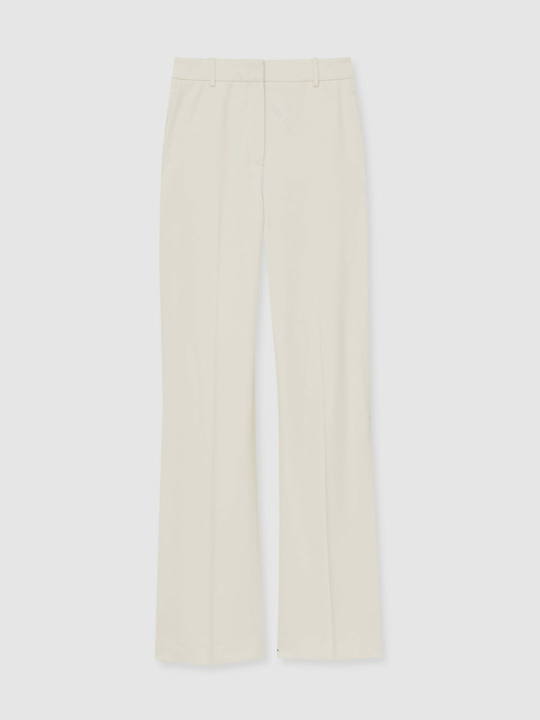 Petite Wide Leg Tailored Trousers Cream | Women