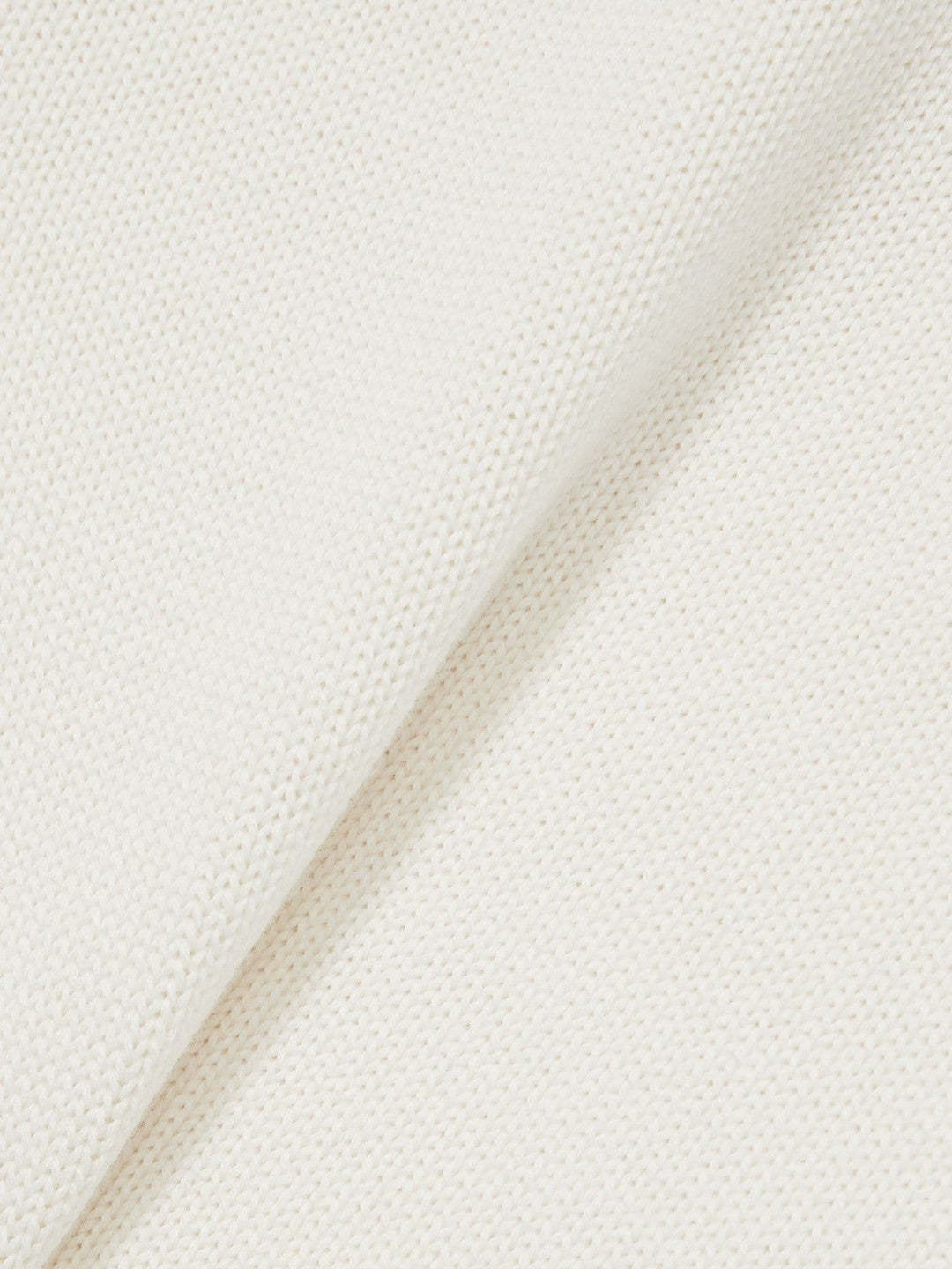 Cotton And Wool Crew-Neck Top Ivory | Women