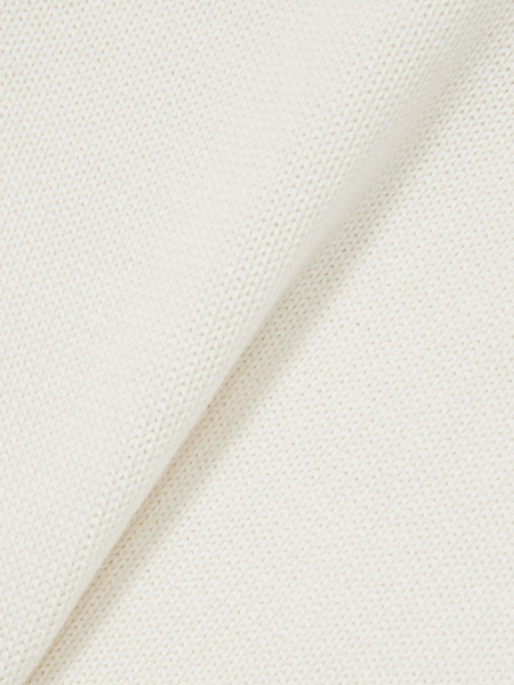 Cotton And Wool Crew-Neck Top Ivory | Women