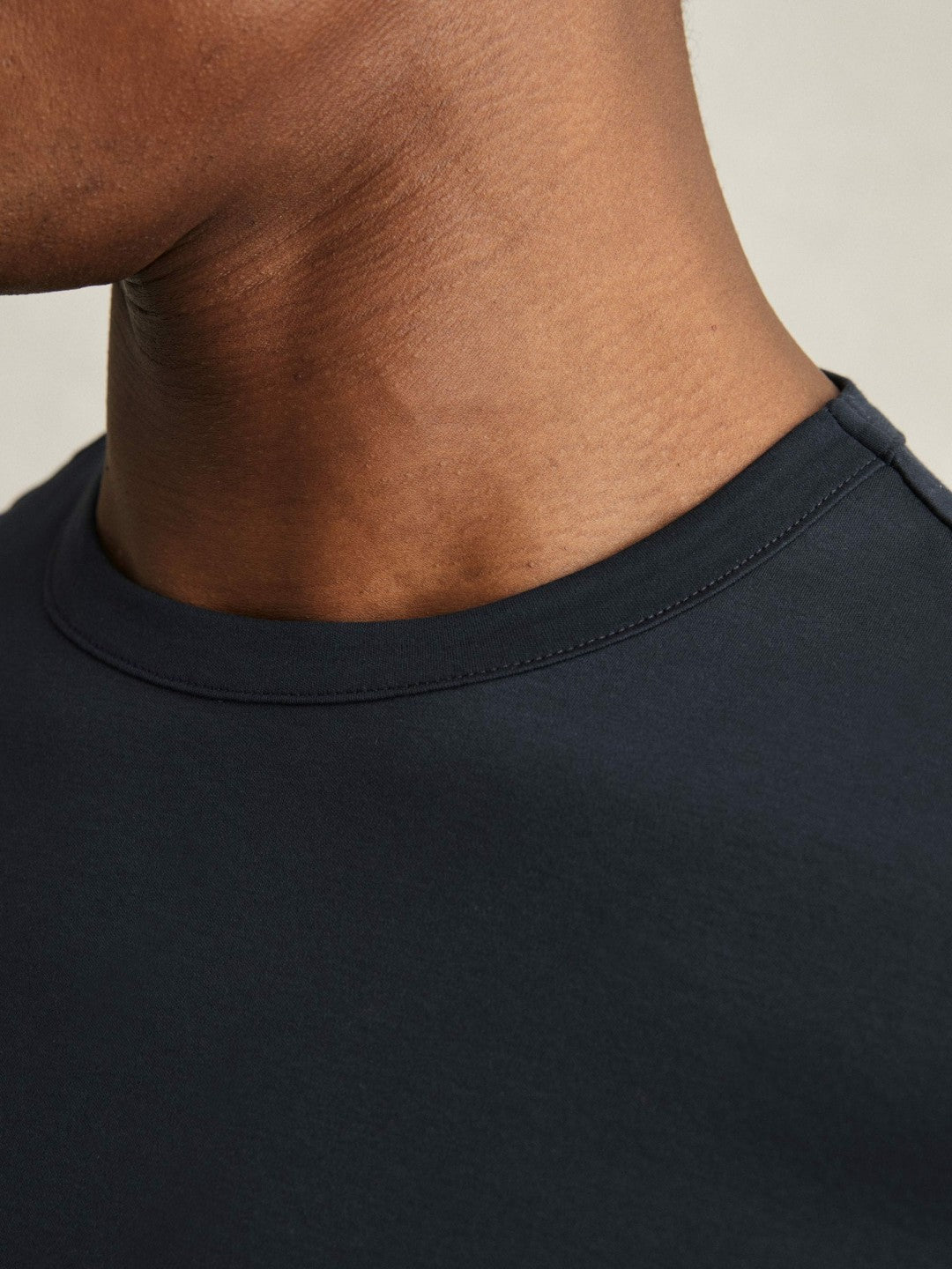 Mercerised-Cotton Crew-Neck T-Shirt Navy | Men