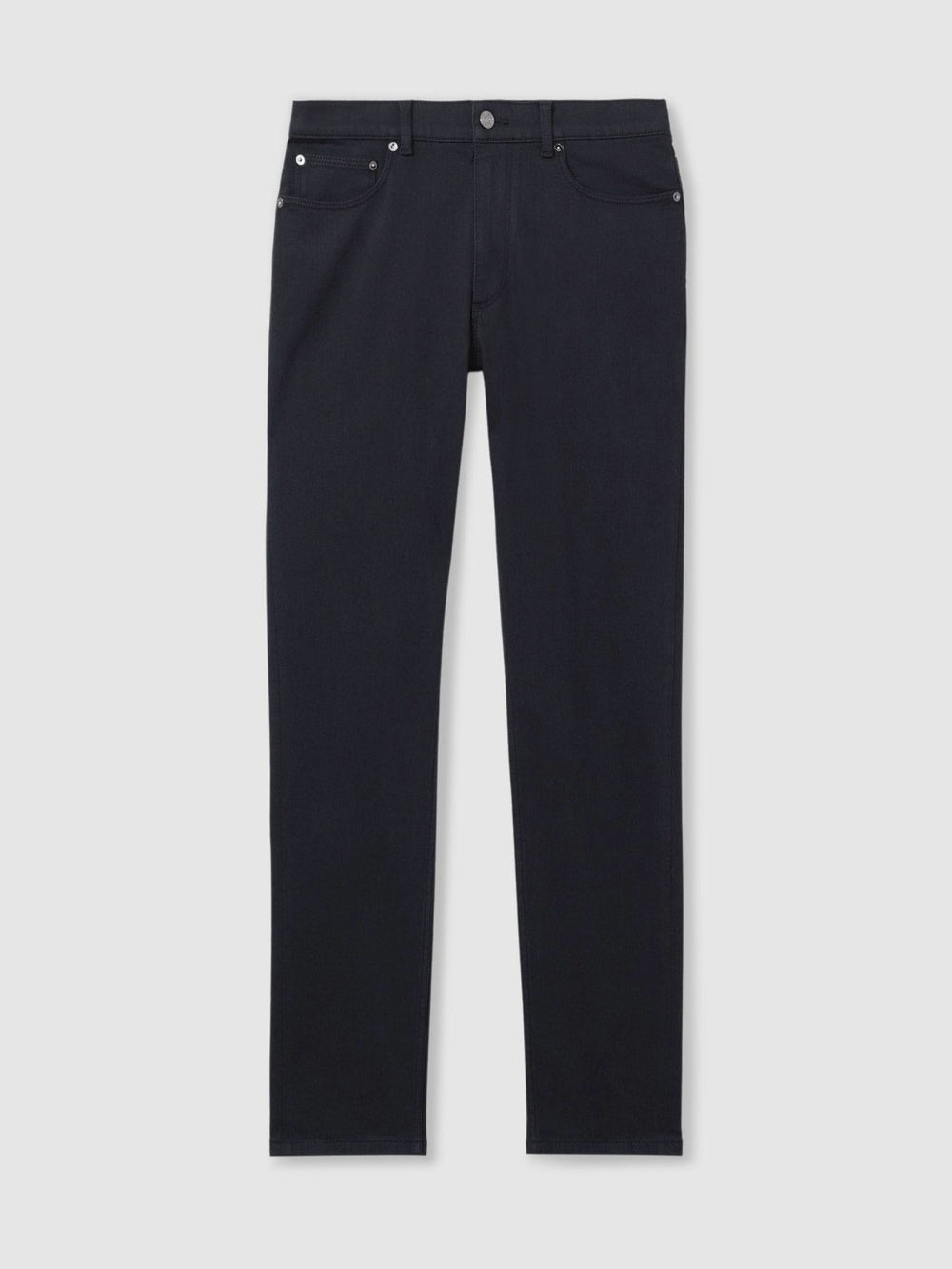 Cotton-Stretch Slim-Fit Jeans Navy | Men