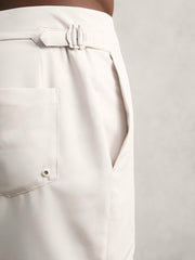 Side-Adjuster Swim Shorts Off White | Men