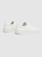 Leather Low-Top Trainers White | Men