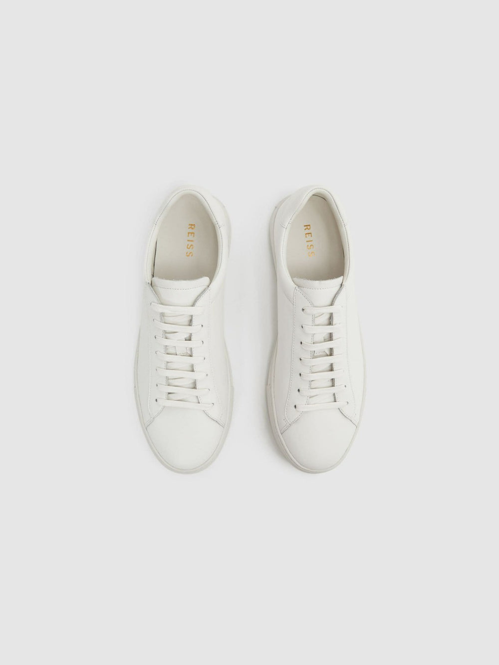 Leather Low-Top Trainers White | Men