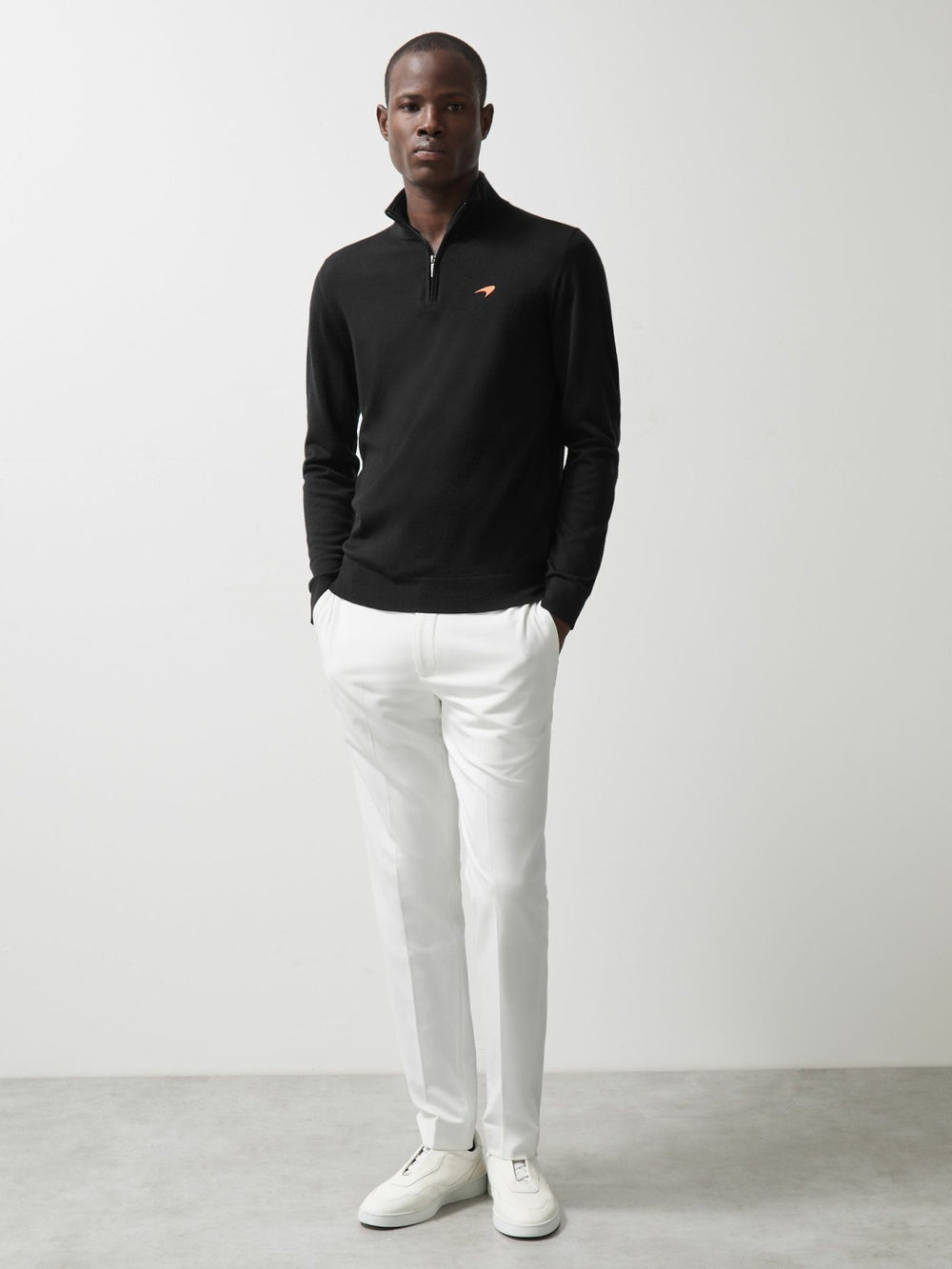 McLaren F1 Team Merino Half-Zip Jumper Black | Men