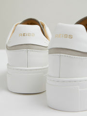 Leather Low-Top Trainers White | Women