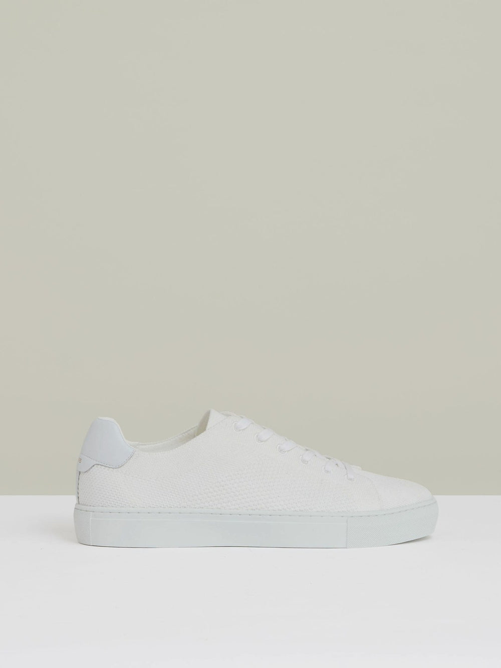 Knitted Low-Top Trainers White | Men