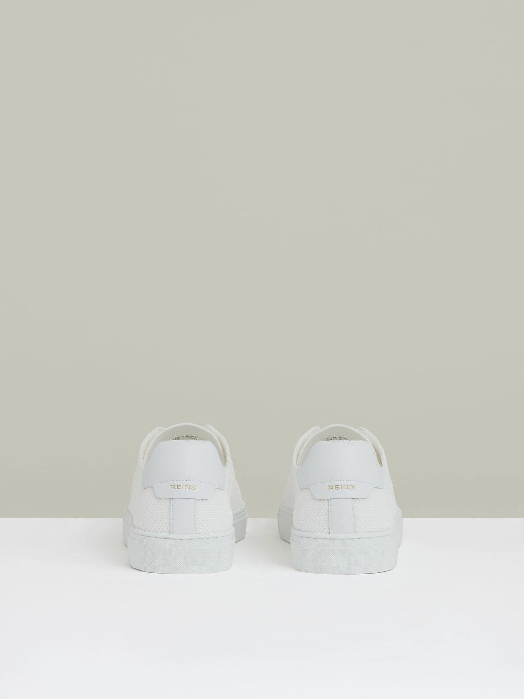 Knitted Low-Top Trainers White | Men