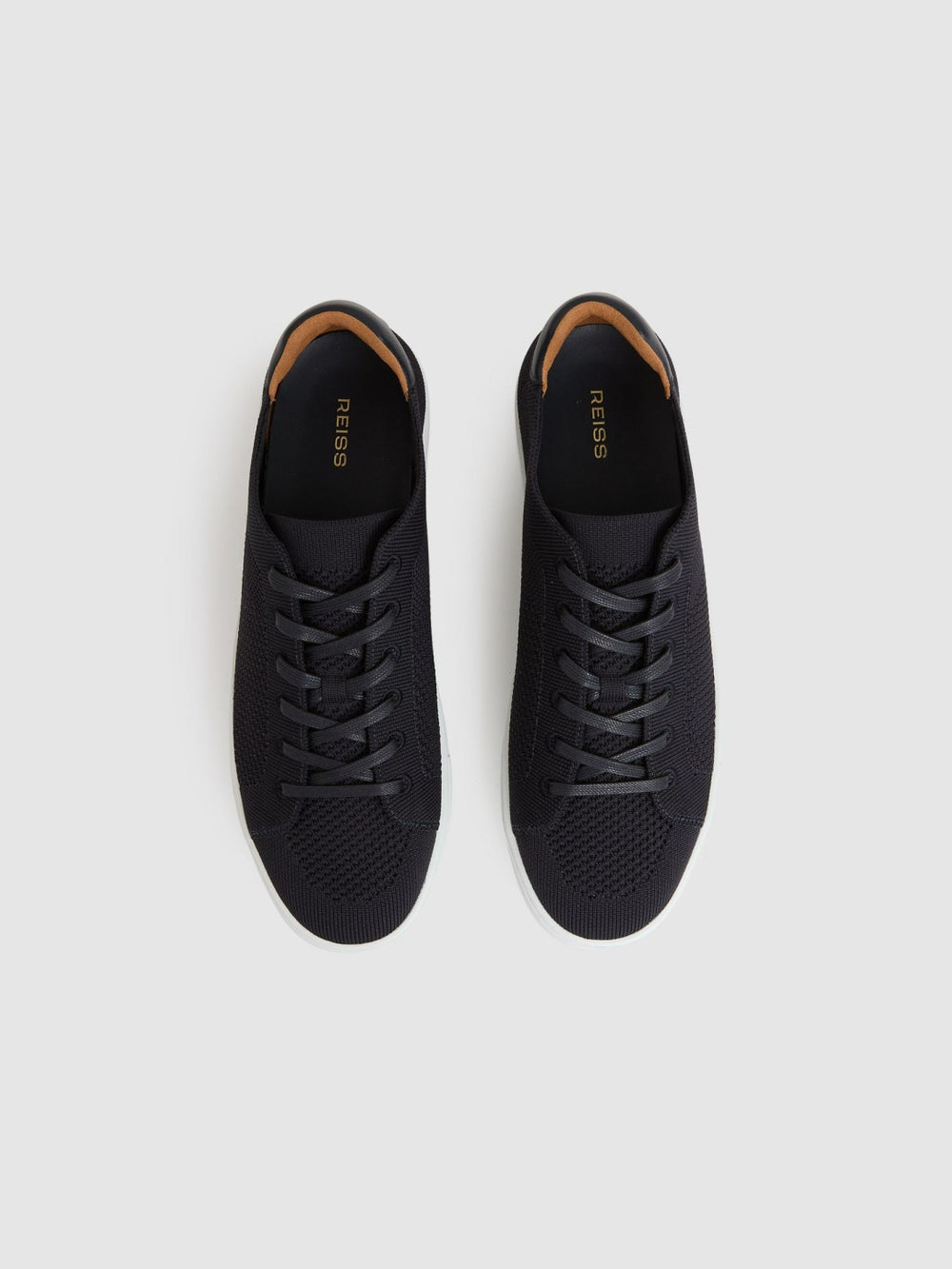 Knitted Low-Top Trainers Navy | Men