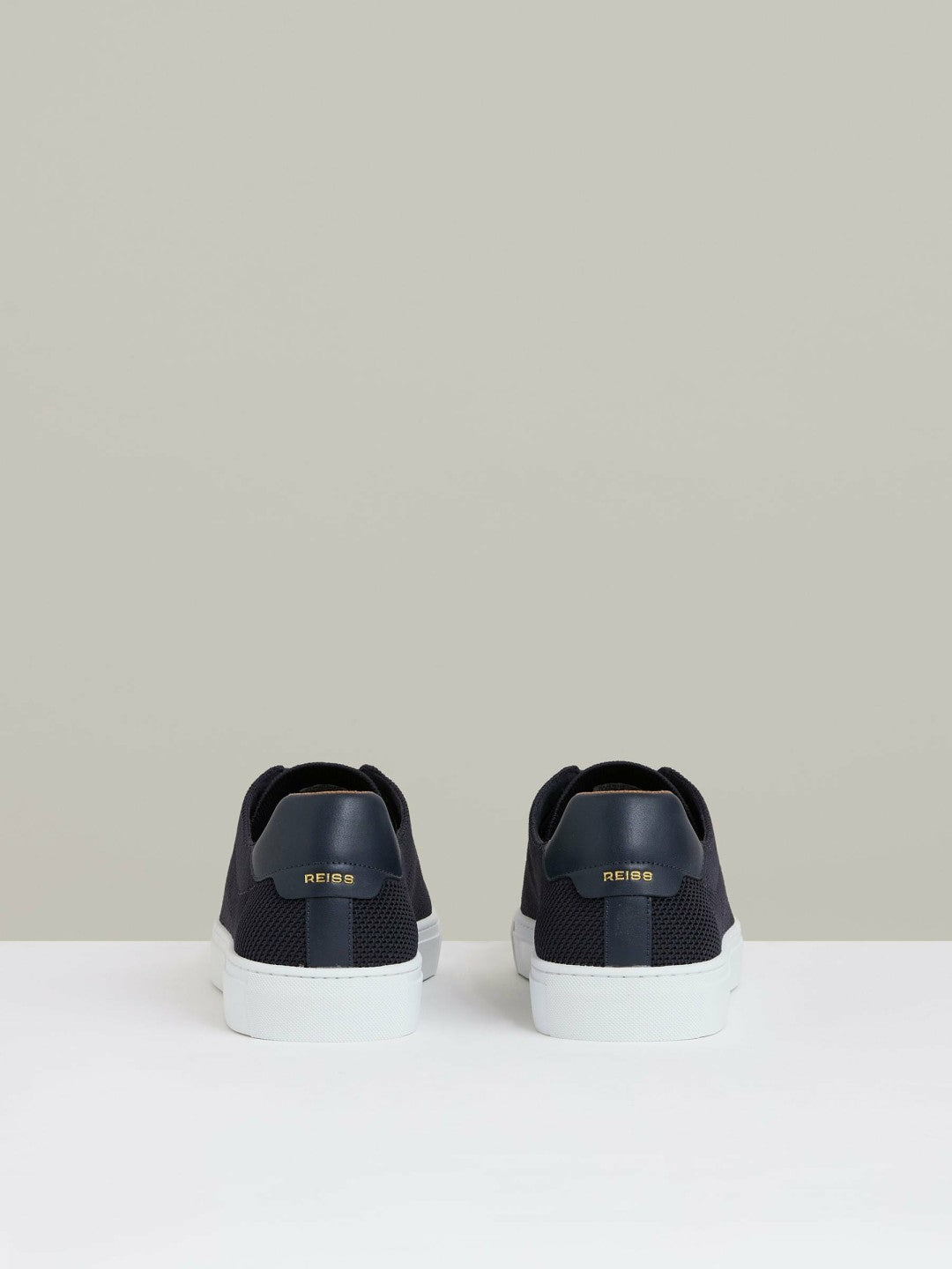 Knitted Low-Top Trainers Navy | Men