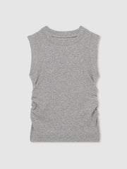 13-14 yrs Ruched Vest Top Grey | Children & Baby