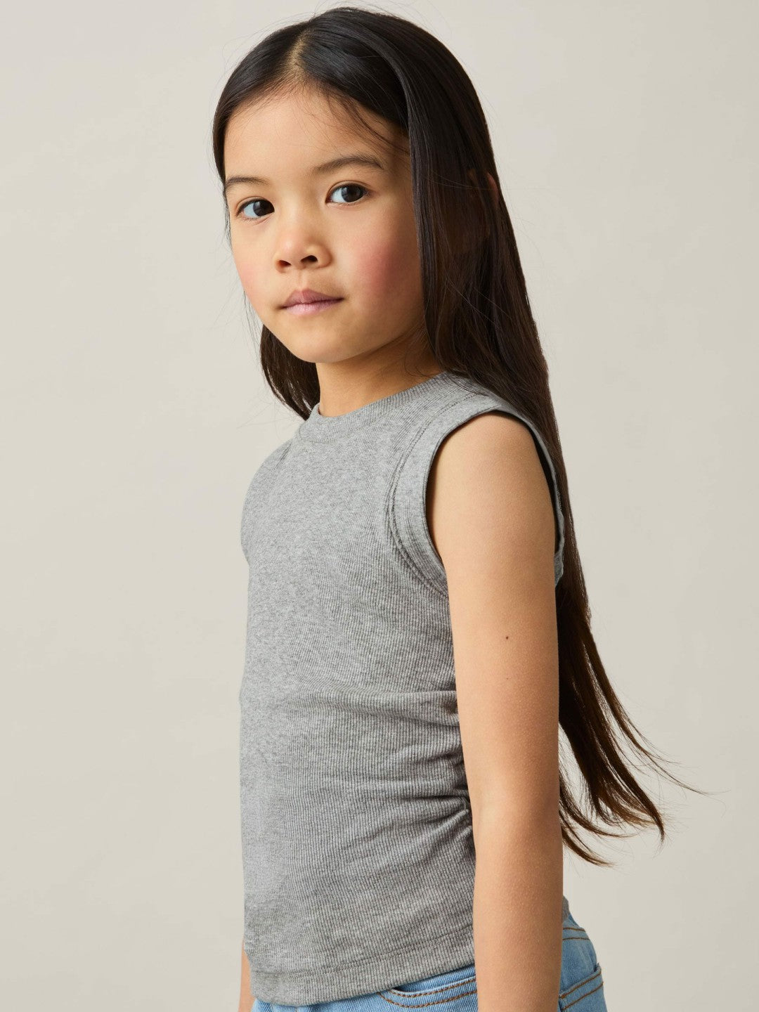 13-14 yrs Ruched Vest Top Grey | Children & Baby