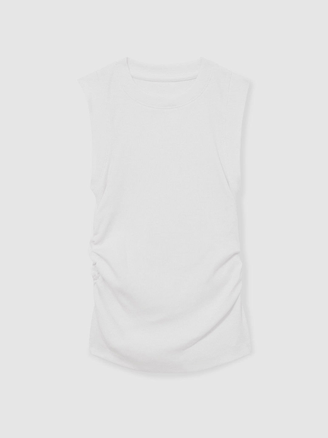 4-9 yrs Ruched Vest Top White | Children & Baby