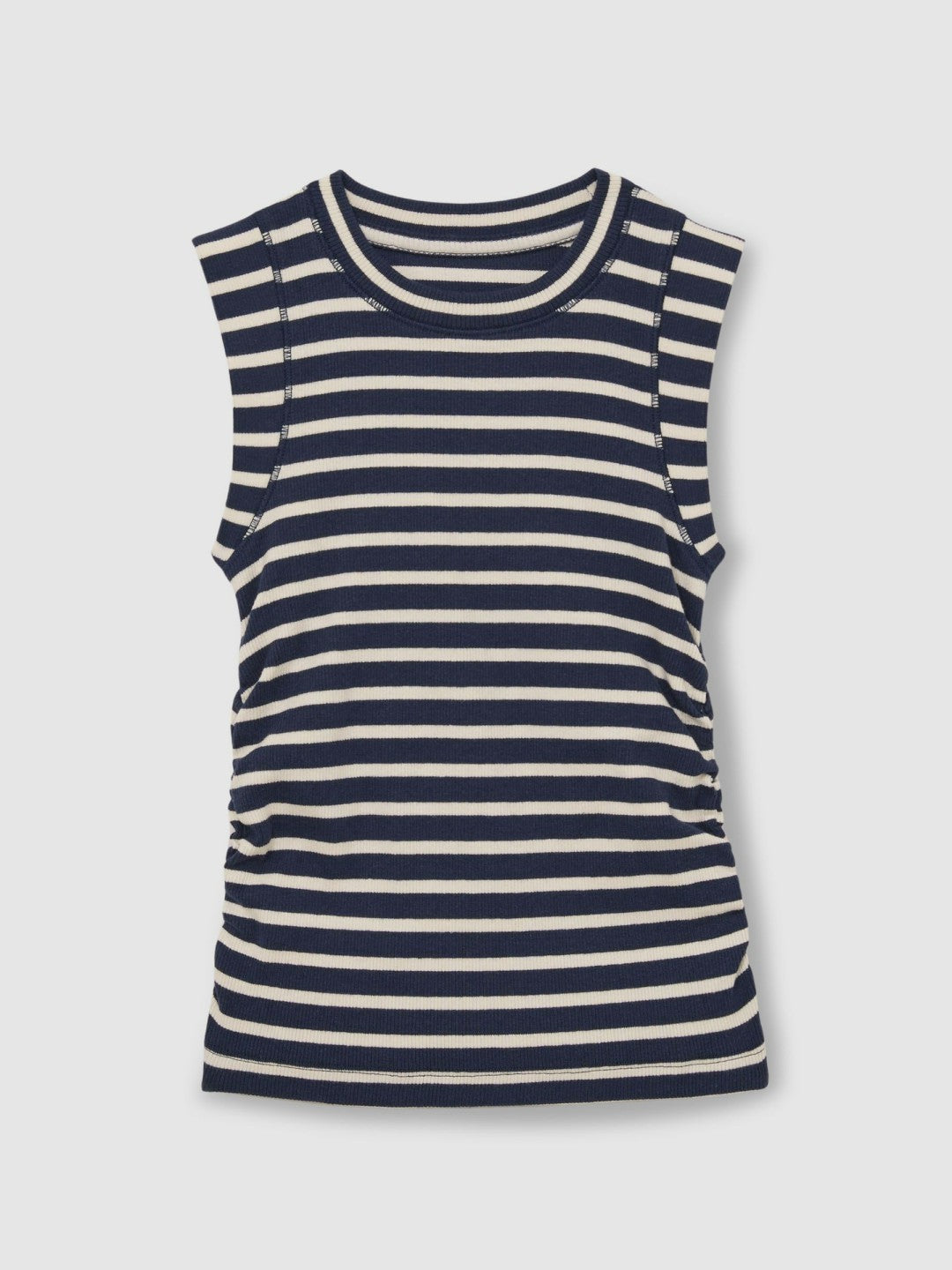 9-13 yrs Ruched Vest Top Navy/White | Children & Baby