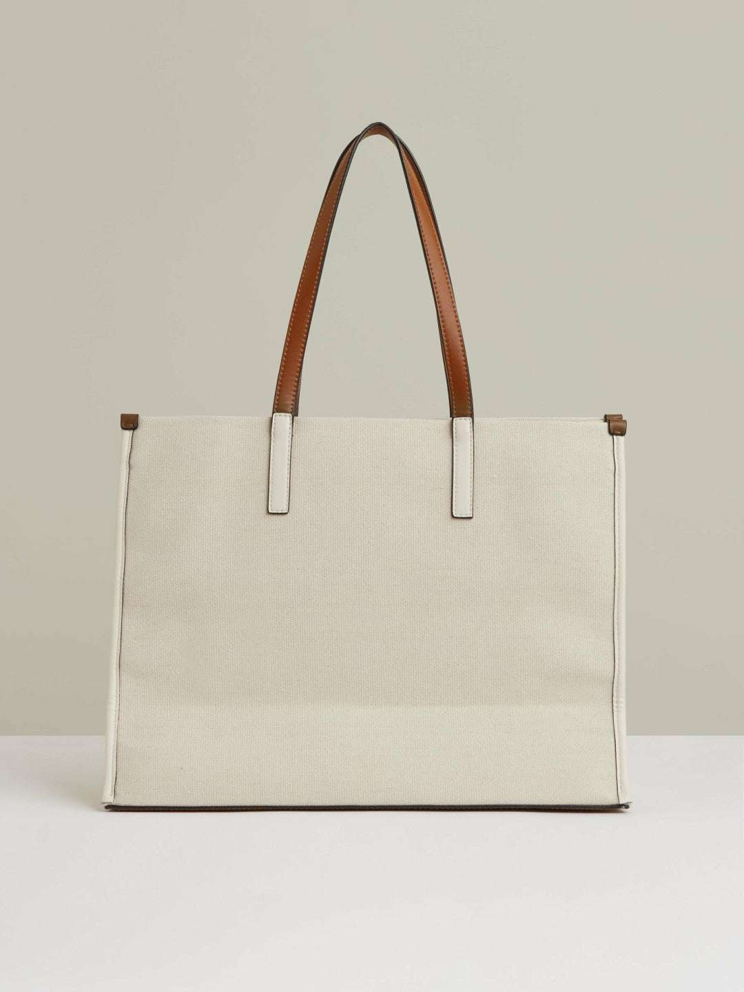 Canvas Logo Tote Bag Natural | Women