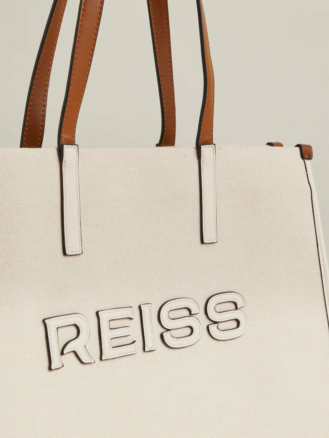Canvas Logo Tote Bag Natural | Women