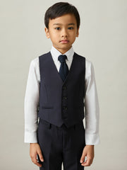 13-14 yrs Modern Fit Waistcoat Navy | Children & Baby