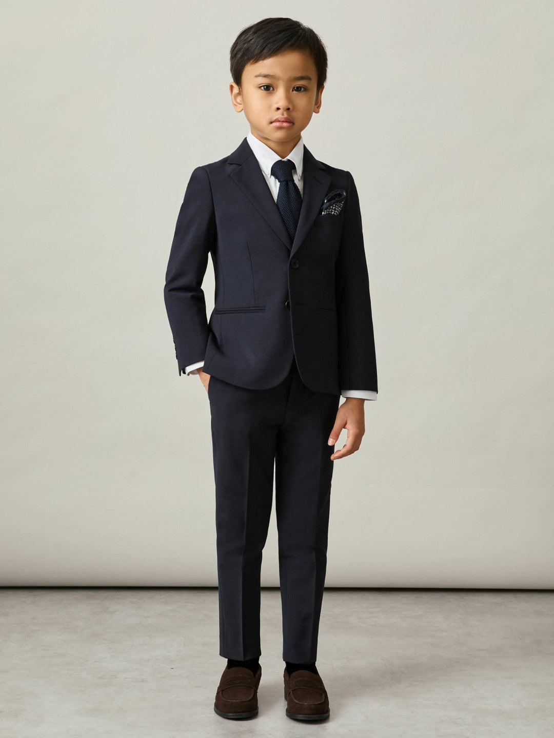 3-9 yrs Wool-Blend Suit Trousers Navy | Children & Baby