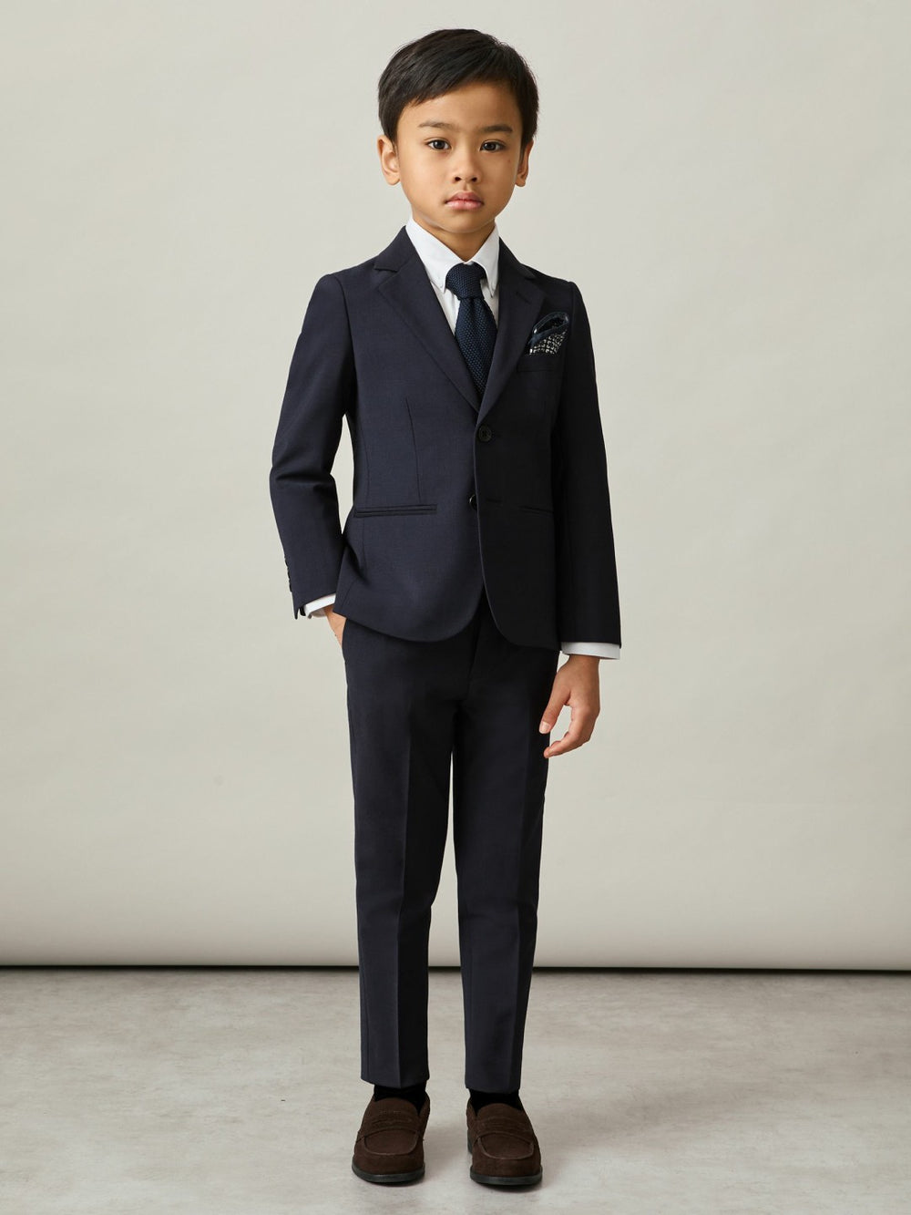3-9 yrs Wool-Blend Suit Trousers Navy | Children & Baby