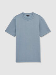 Interlock Jersey Crew Neck T-Shirt Airforce Blue | Men