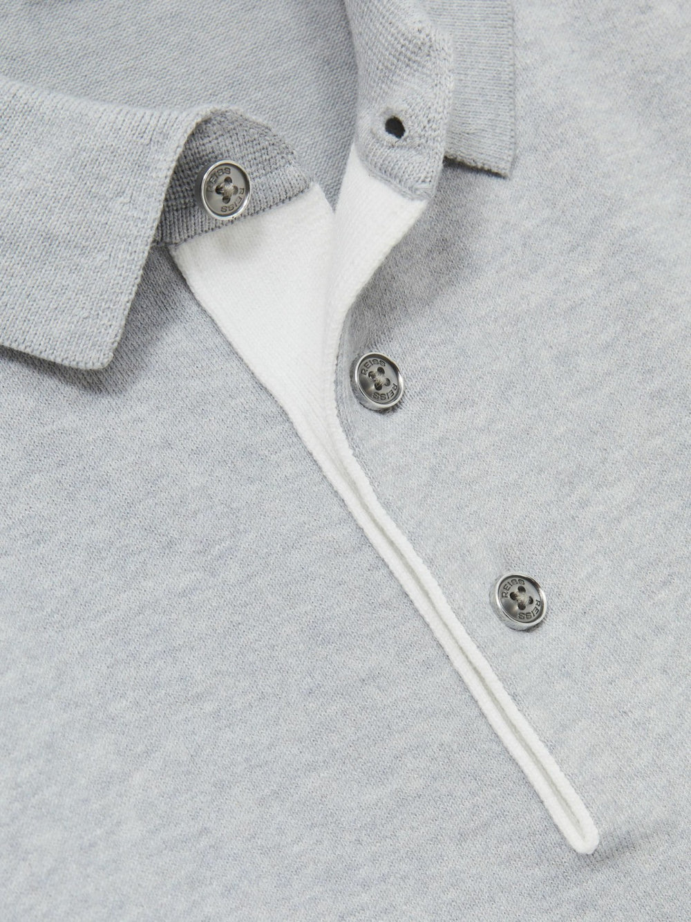 Contrast-Placket Polo Shirt With Cotton Washed Sage Green | Men