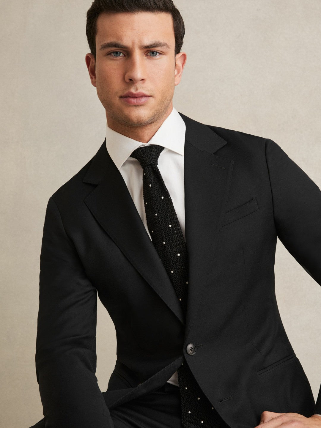 Regular Fit Cotton Sateen Shirt White | Men