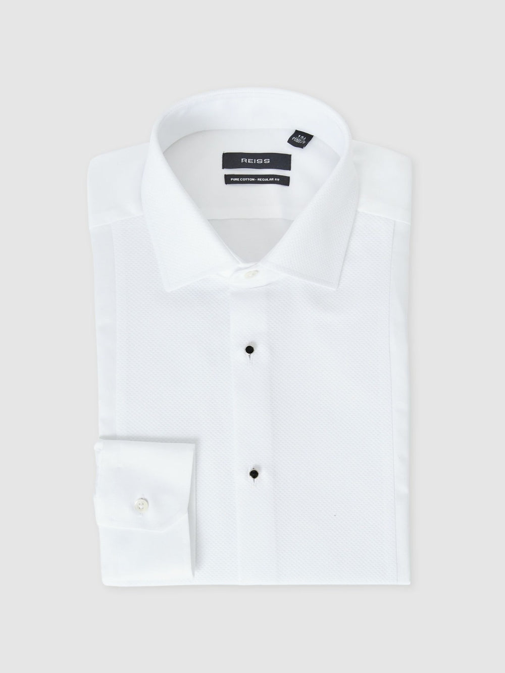 Regular Fit Cotton Dinner Shirt White | Men