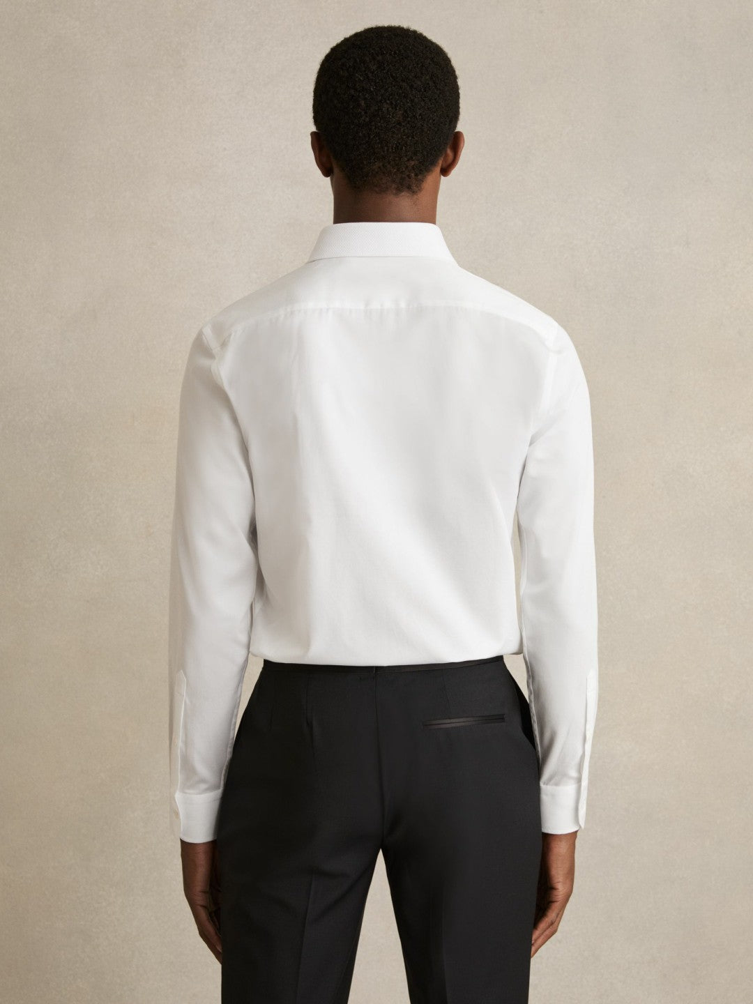 Regular Fit Cotton Dinner Shirt White | Men