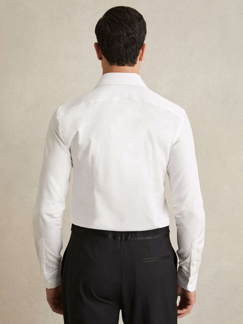 Slim Fit Cotton Dinner Shirt White | Men