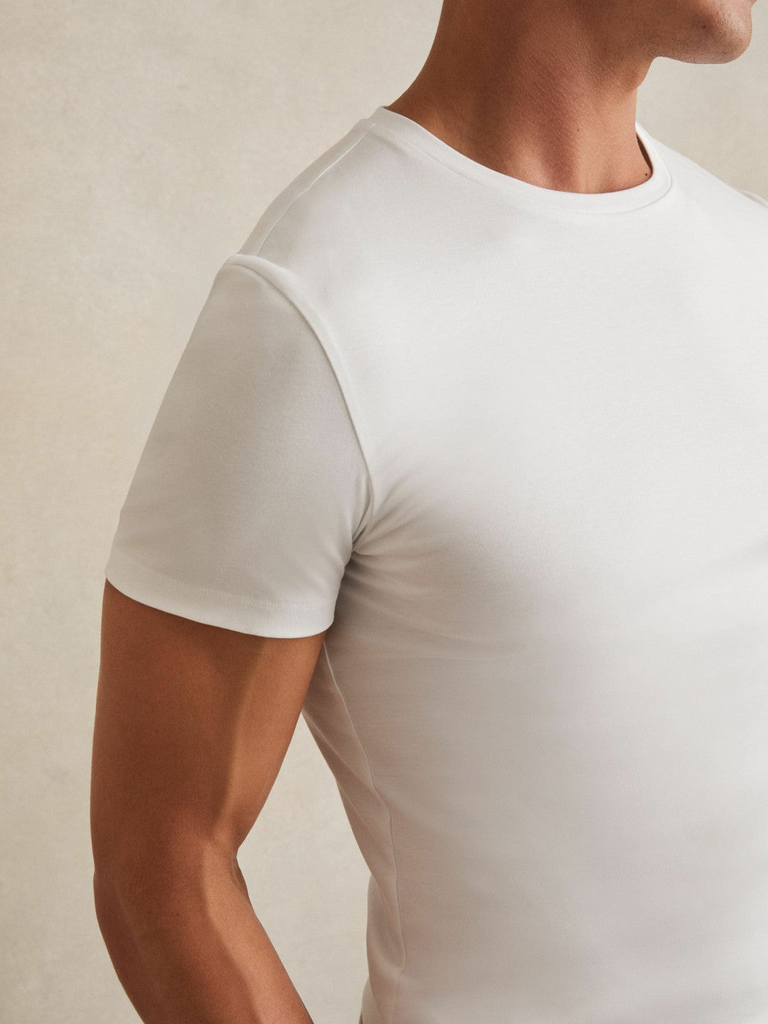Cotton Sports-Fit T-Shirt White | Men