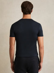 Cotton Sports-Fit T-Shirt Navy | Men