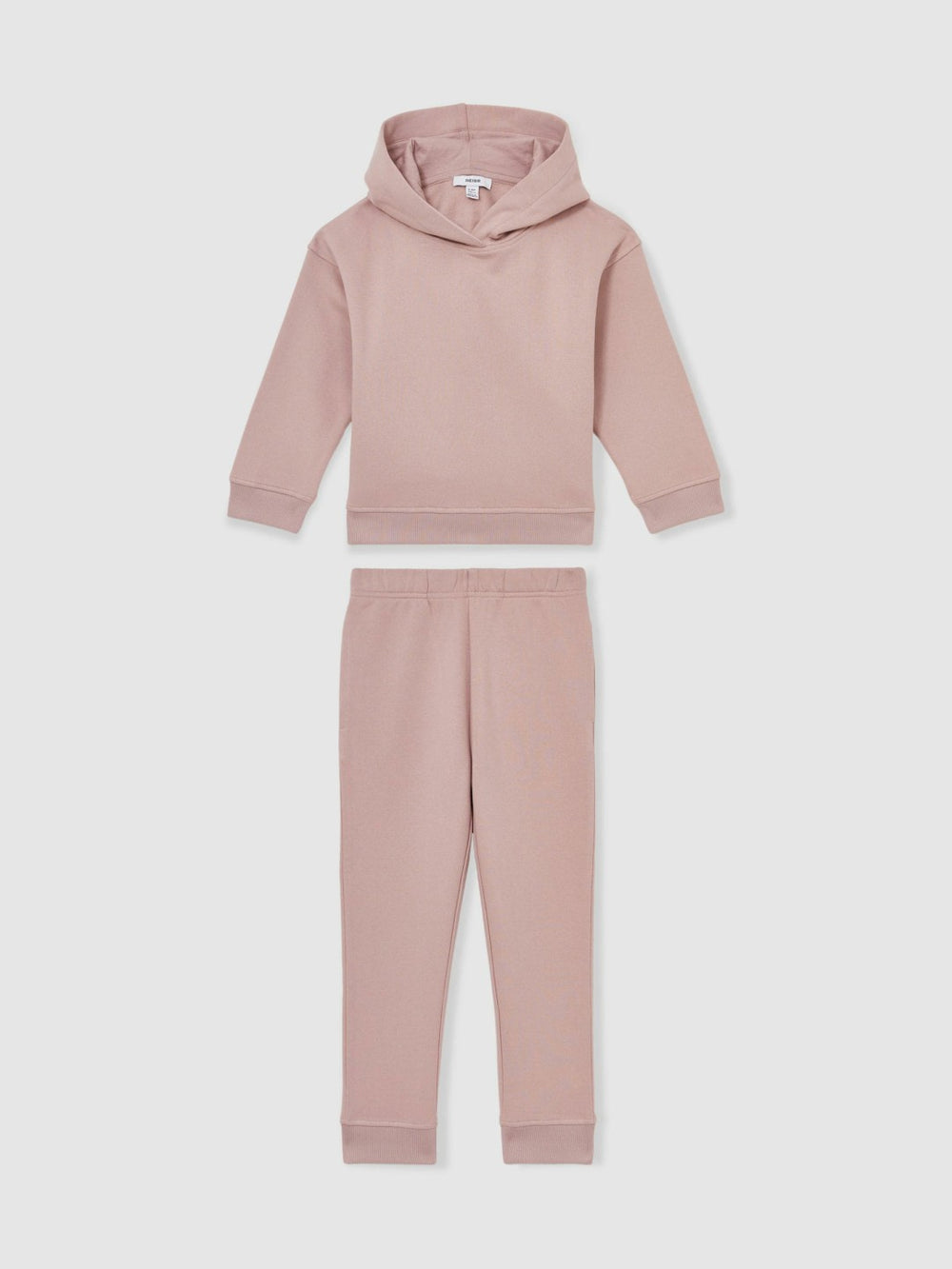 9-13 yrs Cotton-Blend Hoodie And Joggers Set Mink | Children & Baby