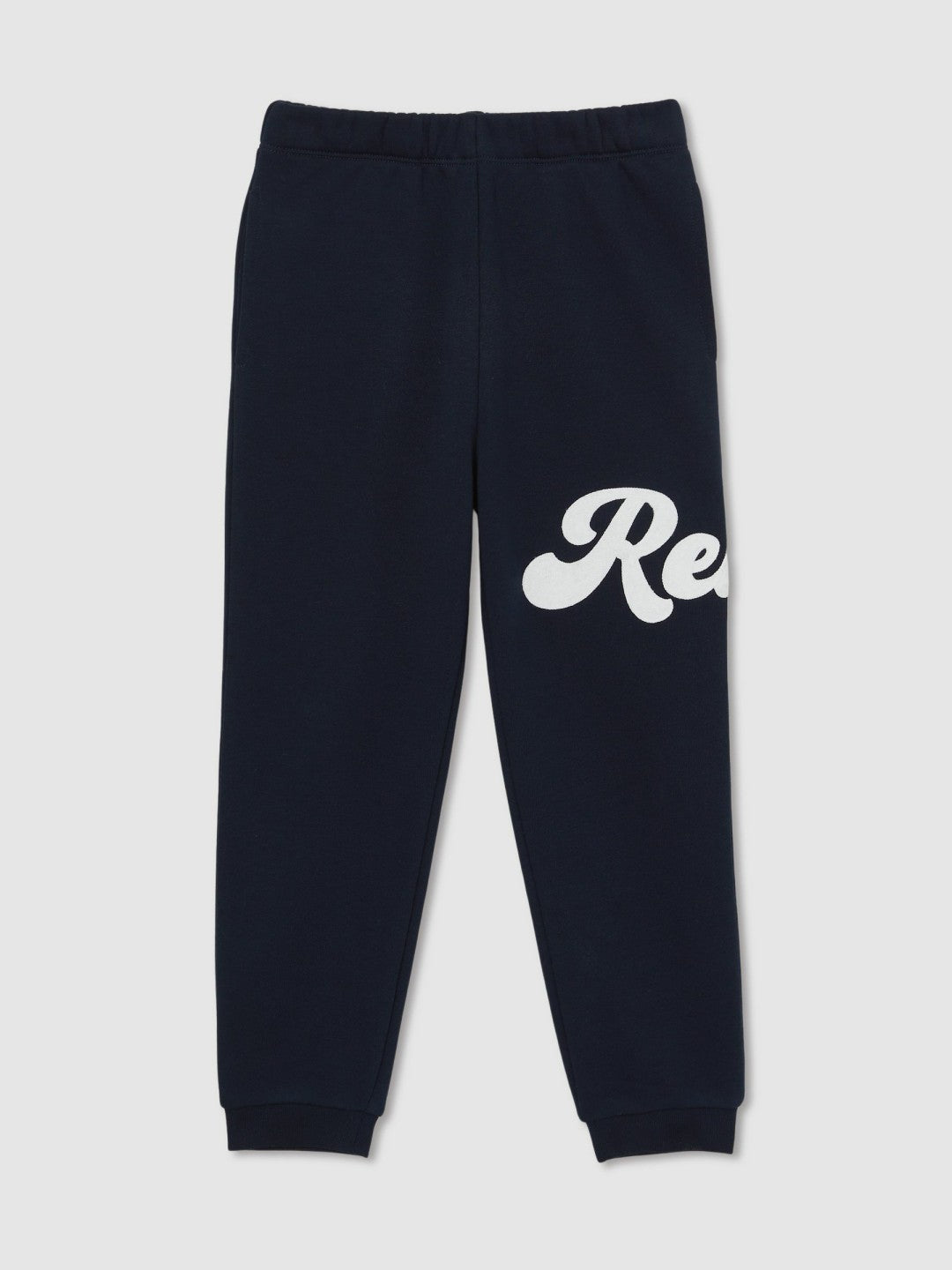 13-14 yrs Cotton-Blend Logo Script Joggers Navy | Children & Baby