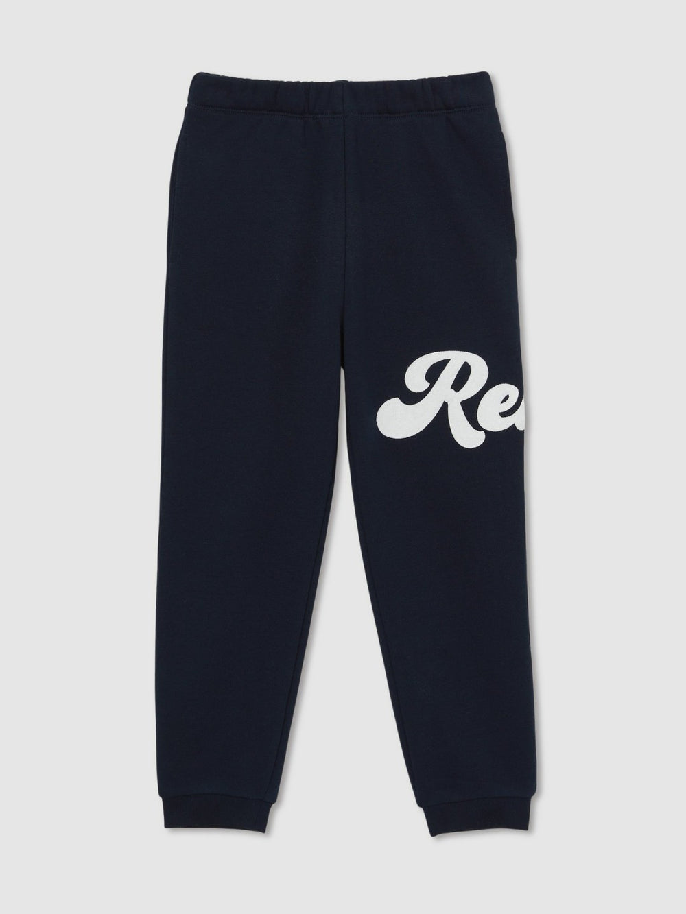 13-14 yrs Cotton-Blend Logo Script Joggers Navy | Children & Baby
