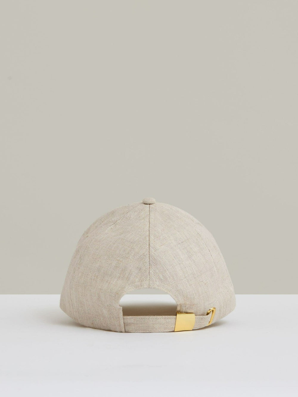 Linen Logo Baseball Cap Neutral | Women